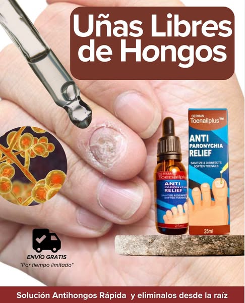 Aceite Anti‑Hongos para Uñas – Recupera el brillo y elimina la infección naturalmente 2x1