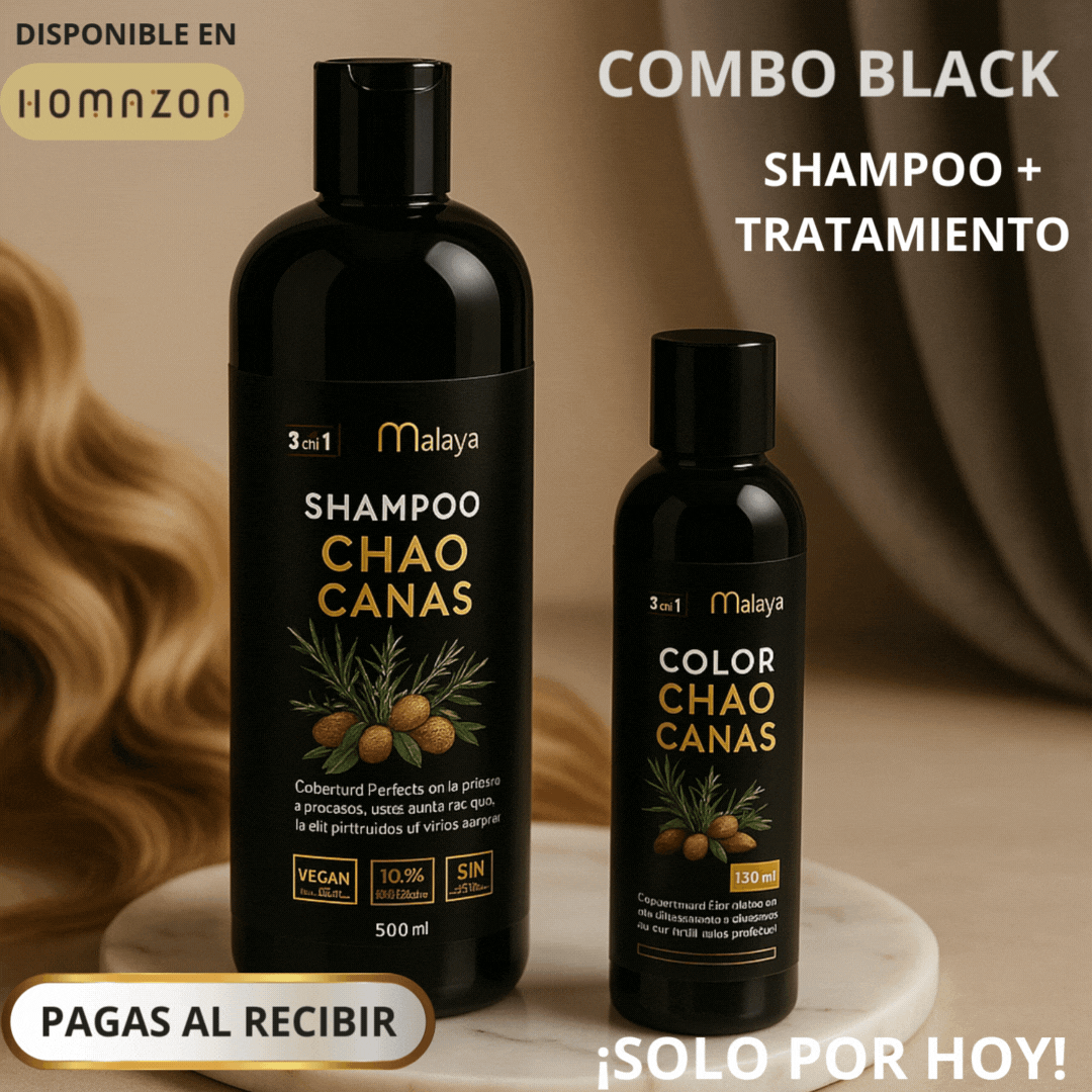 Shampoo Chao Canas® Natural Premium + Tratamiento🎁