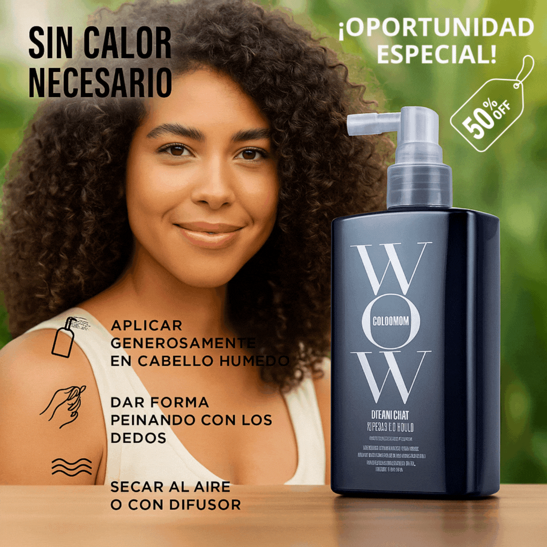 ¡Rizos WOW®, Mas brillo mas encanto, mas cerca de ti!