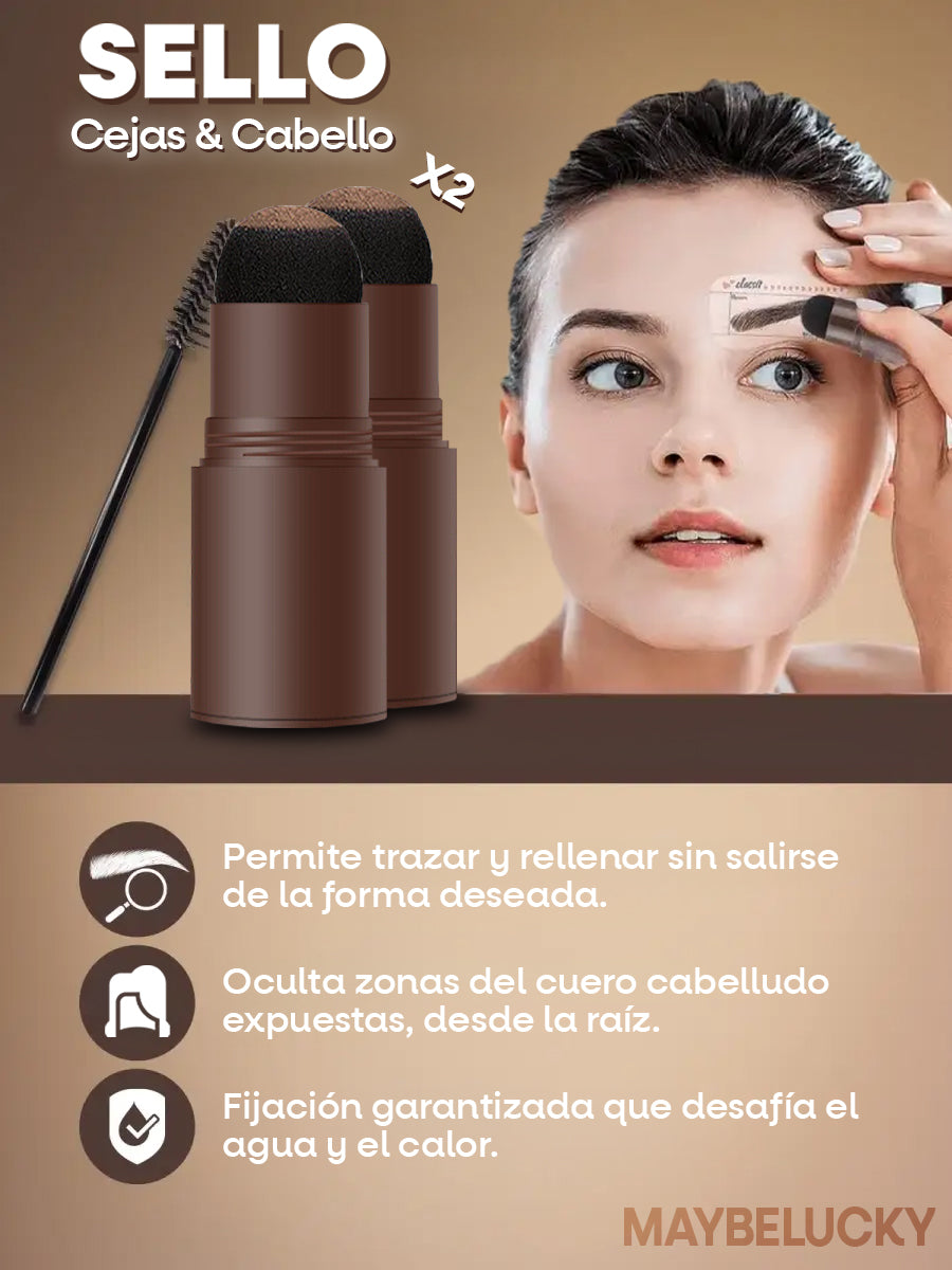 Sello Maybelucky con 3 Plantillas – Cejas Perfectas en Segundos paga 1 y lleva 2