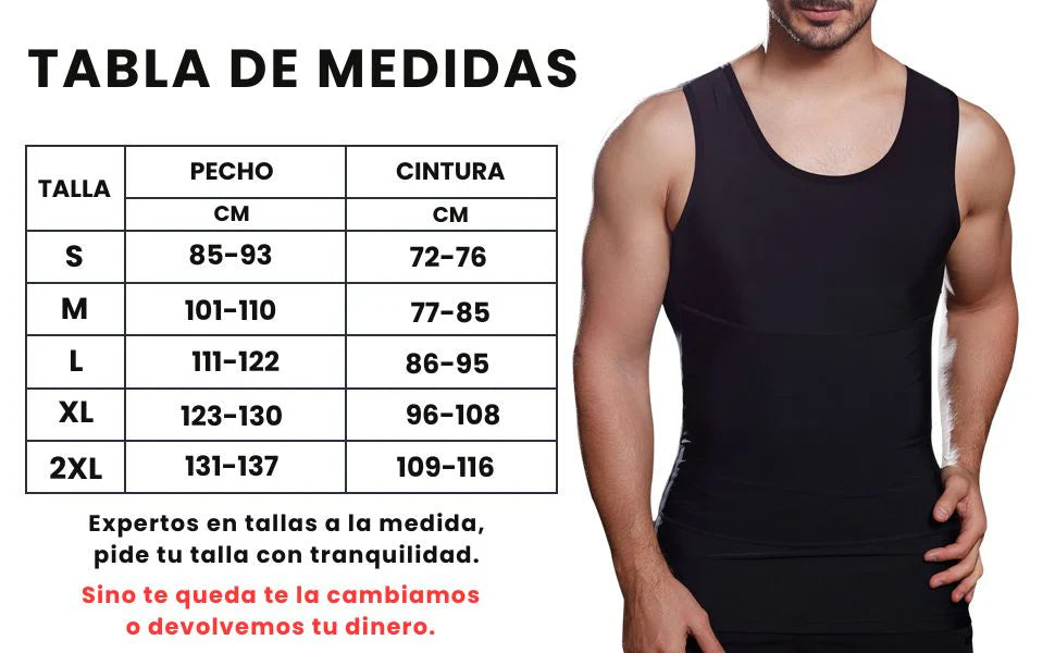 MAXFIT Camisilla de Compresión – Define tu cuerpo y corrige la postura ¡sin esfuerzo!
