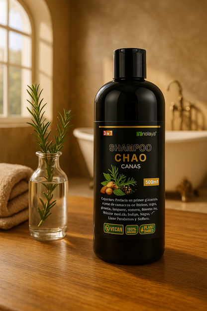 Shampoo Chao Canas® Natural Premium + Tratamiento🎁
