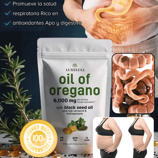 Orégano Premium en cápsulas blandas🇺🇸- Antioxidantes y bienestar en cápsulas