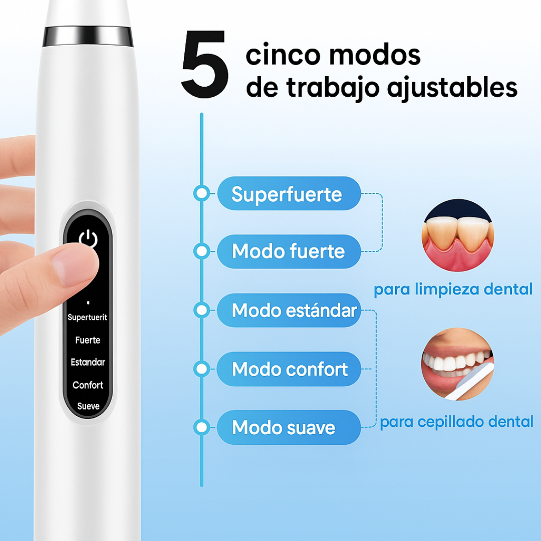 🦷Electric Teeth Cleaner - Tecnología para tu higiene dental diaria 😁✨