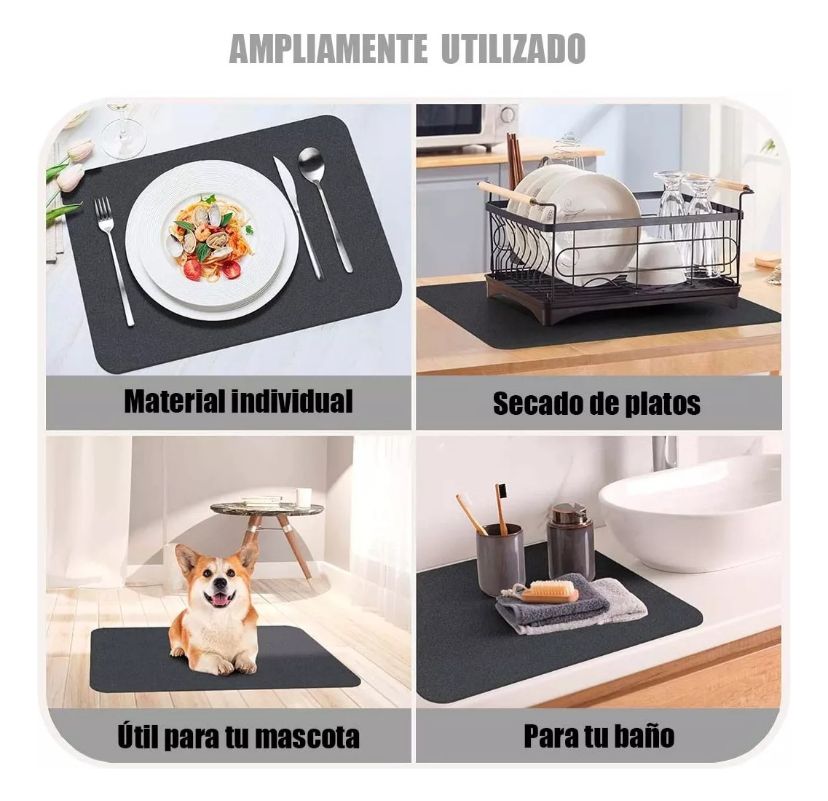 Tapete Súper Absorbente Antideslizante®️PAGA 1 LLEVA 2: Mantén tu Hogar Seco y Seguro