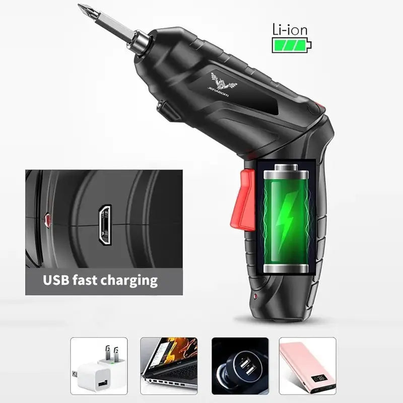 Taladro Atornillador Inalámbrico 47 en 1®: ¡Potencia y Precisión en tus Manos! 🔥
