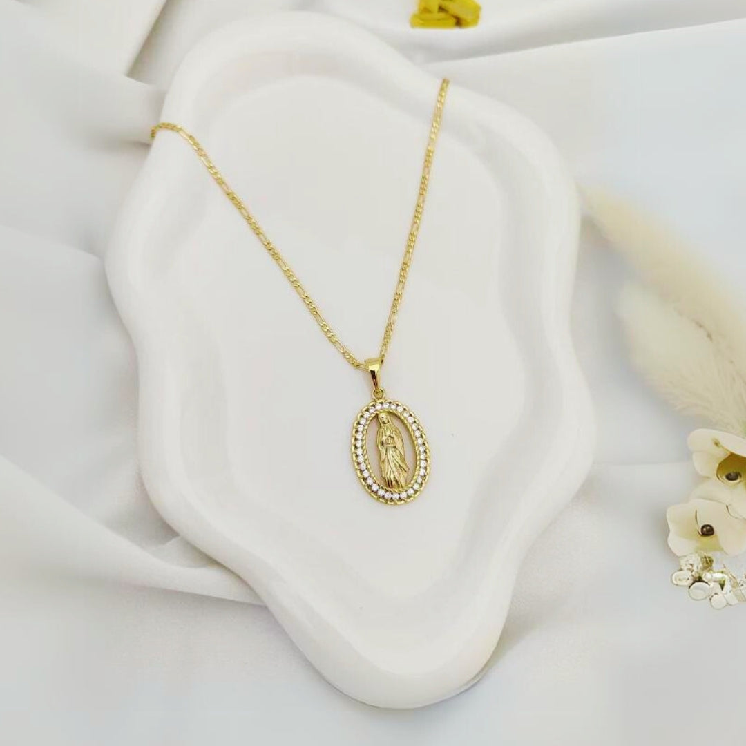 Collar de la Virgen María®: Lleva contigo la protección y bendición🙏