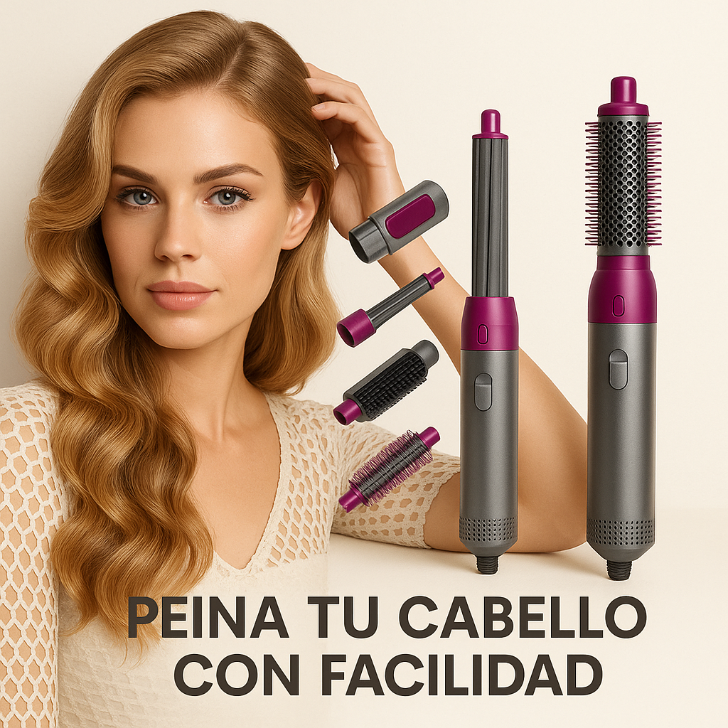 Secador Cepillo 5 en 1 – Tu Salón de Belleza en Casa