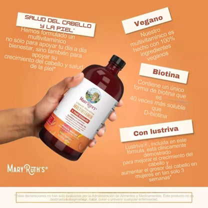 Multivitamínico Líquido MaryRuth’s + regalo gotero+ obsequio® – Belleza y Vitalidad desde Adentro