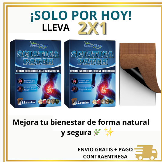 Parche Sciatica®: Tu aliado Natural para el dolor en la Ciática PROMOCIÓN 2x1