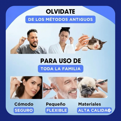👂✨ Limpiador de oídos con cámara endoscopio HD - Limpieza segura y tecnología de precisión 🌟