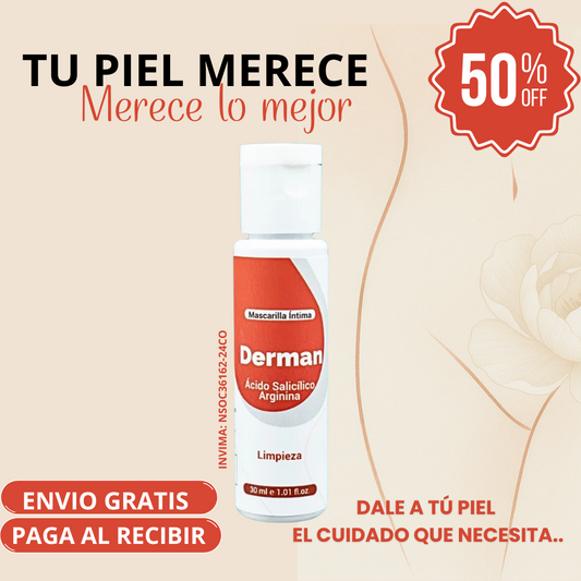 ✨Mascarilla Íntima Derman – Tu momento de cuidado íntimo🌸