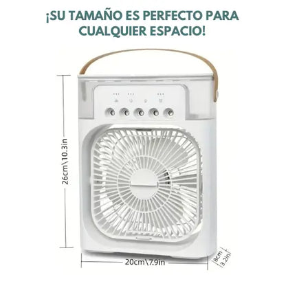 MINI VENTILADOR CON DIFUSOR USB-FRESCURA Y CONFORT AL ALCANCE DE UN PLUG
