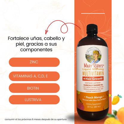 Multivitamínico Líquido MaryRuth’s + regalo gotero+ obsequio® – Belleza y Vitalidad desde Adentro