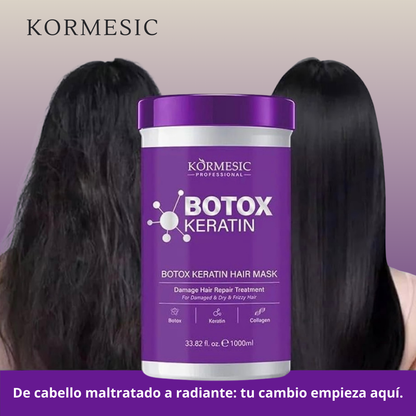 💧✨Botox Keratin Kormesic 1000ml: Cabello más manejable, saludable y espectacular desde la primera aplicación✨