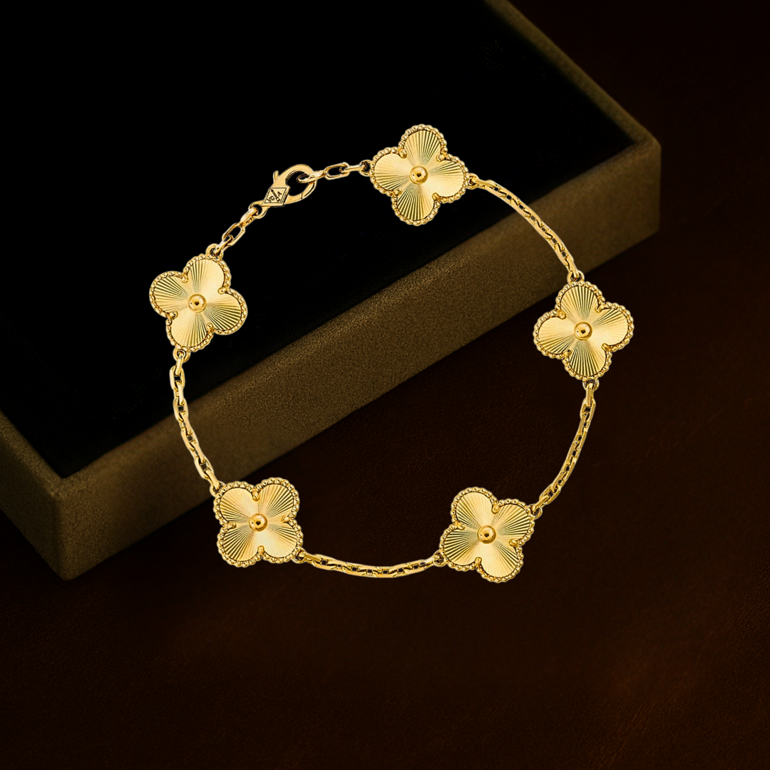 💎Pulsera Van Cleef exclusiva en baño de oro 18K 🌟OFERTAS IMPERDIBLES 2025!🔥