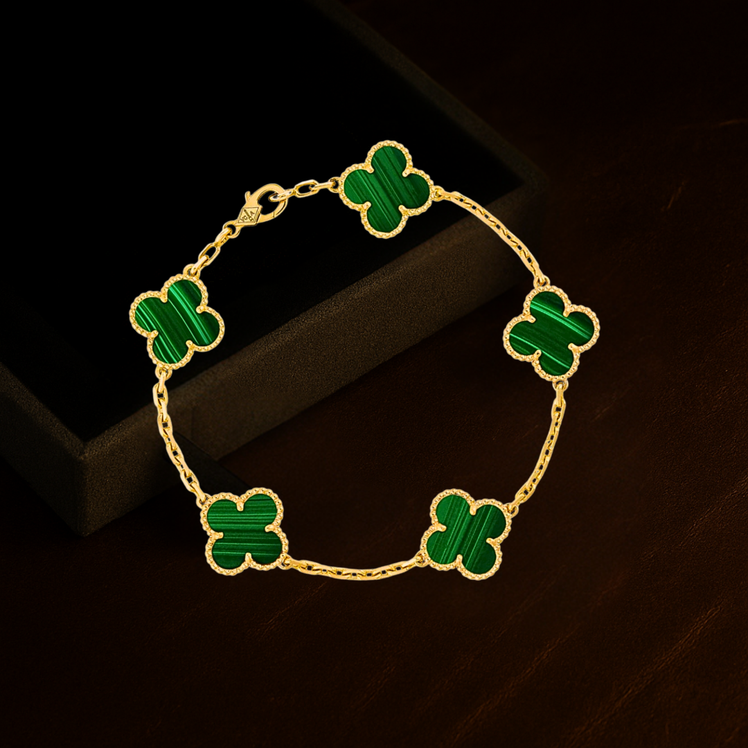 💎Pulsera Van Cleef exclusiva en baño de oro 18K 🌟OFERTAS IMPERDIBLES 2025!🔥