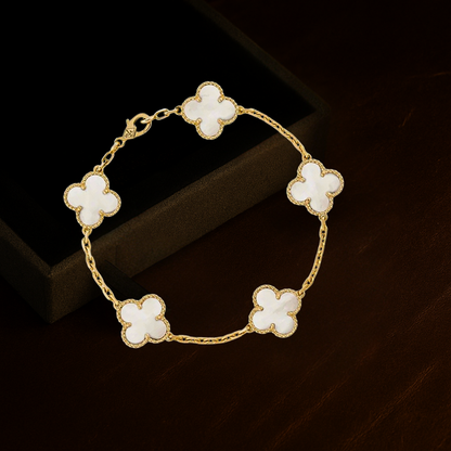 💎Pulsera Van Cleef exclusiva en baño de oro 18K 🌟OFERTAS IMPERDIBLES 2025!🔥