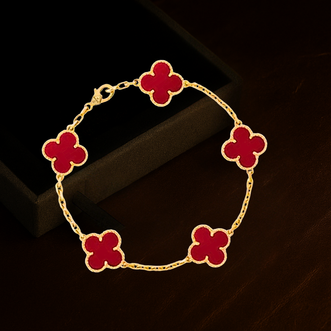 💎Pulsera Van Cleef exclusiva en baño de oro 18K 🌟OFERTAS IMPERDIBLES 2025!🔥