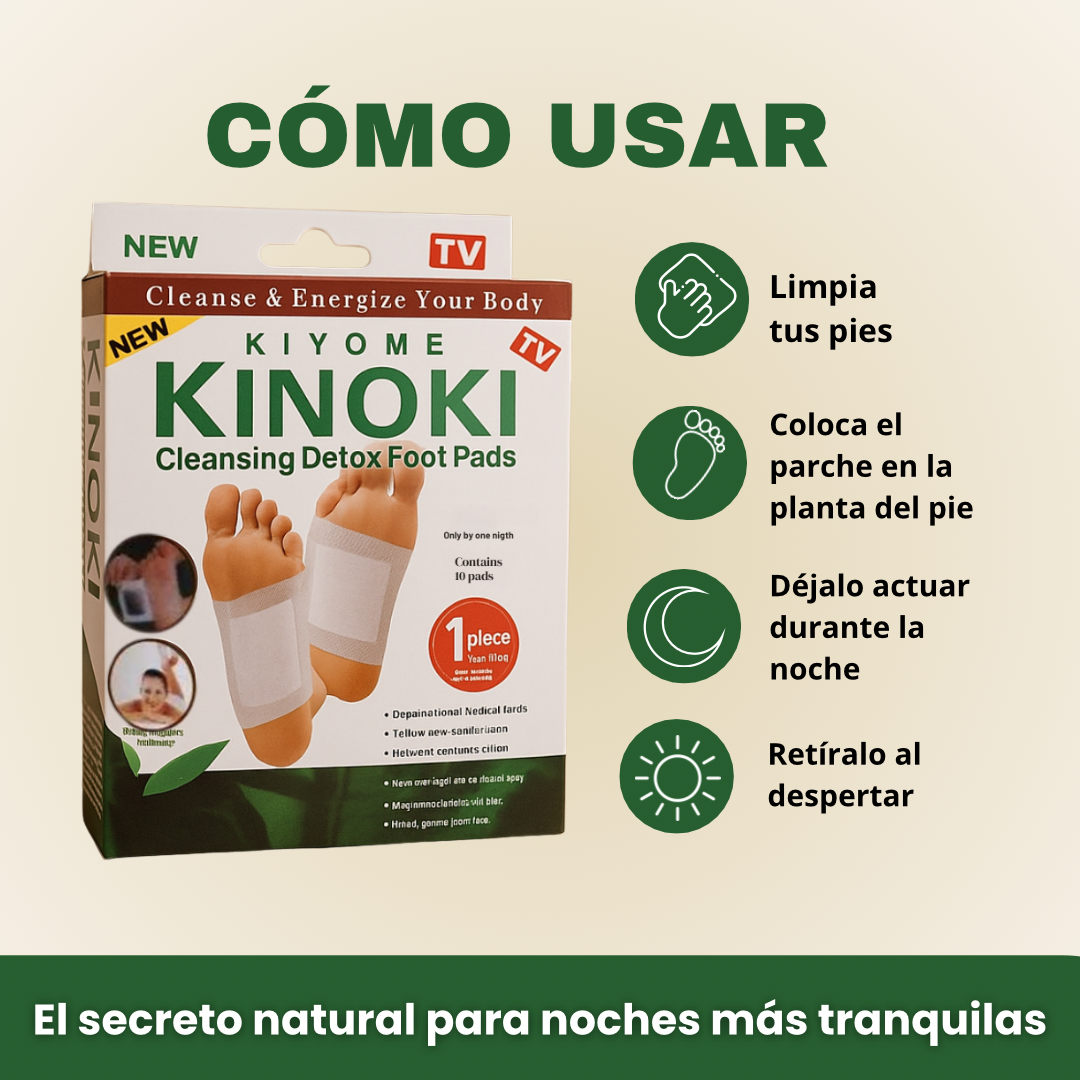 🍃Kinoki™ El secreto japones para un descanso profundo y un cuerpo ligero PACK x4 PACK x5 🇯🇵