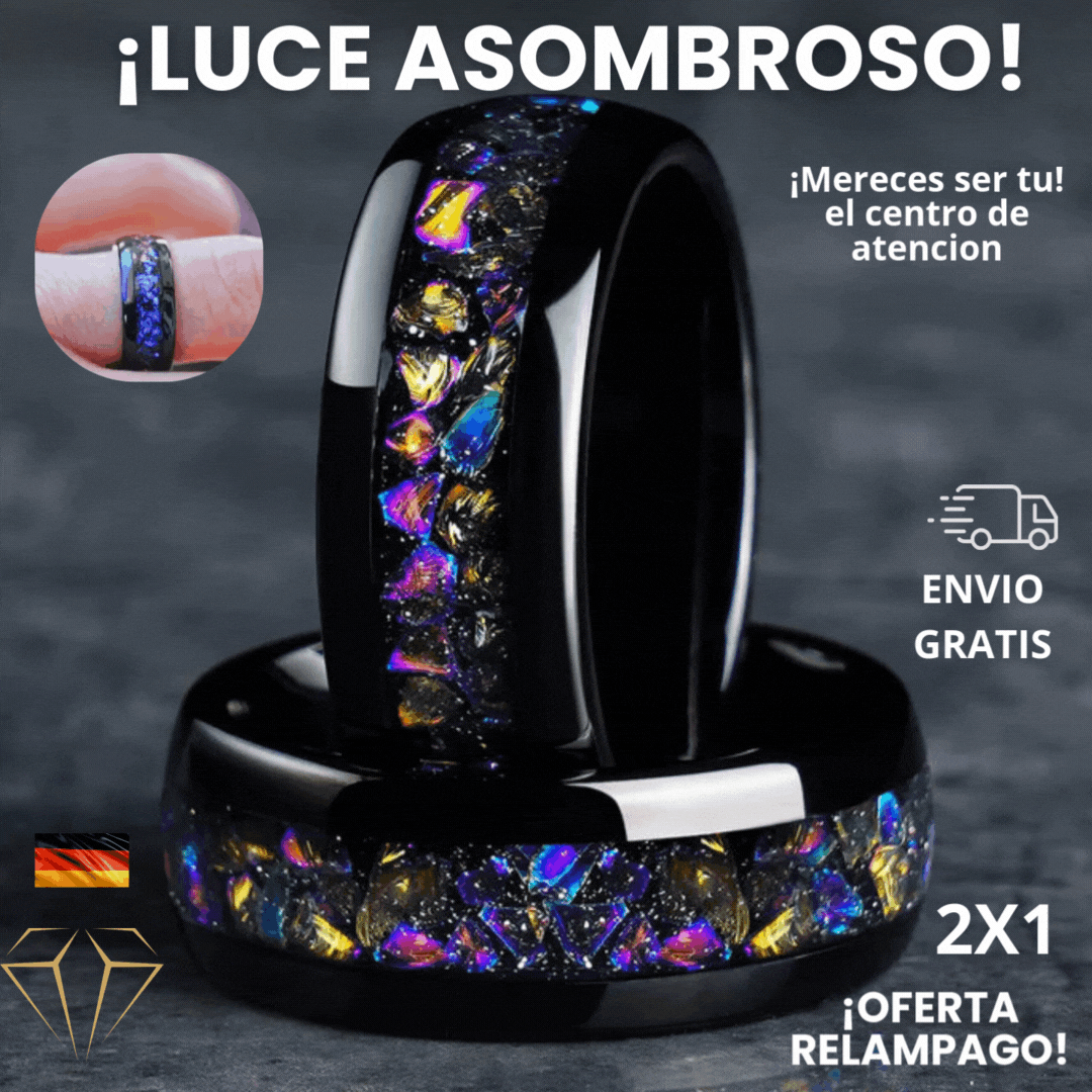 Anillo Galaxy Ring–Nebulosa Cósmica®: Lleva el universo en tu dedo