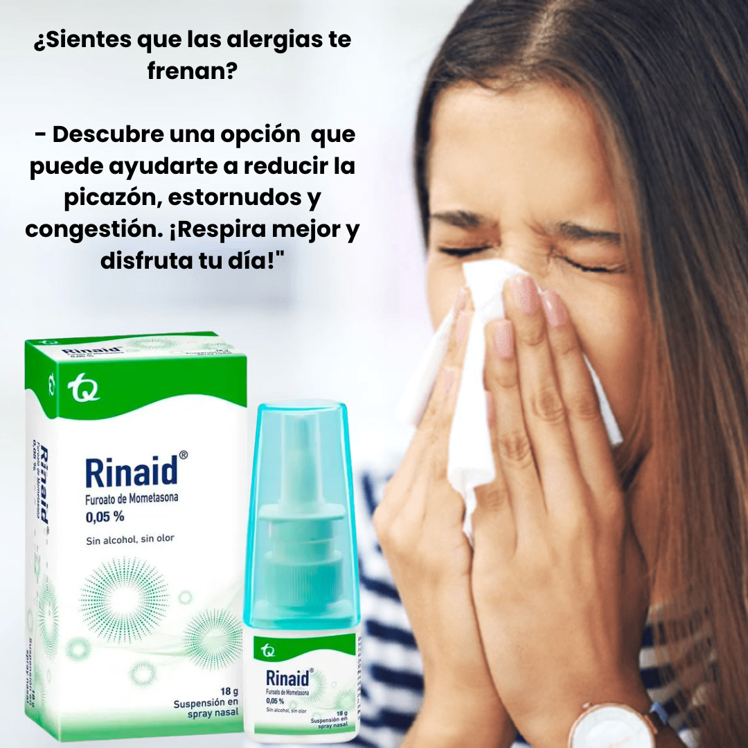 Respira mejor en segundos con Rinaid®: El spray nasal que alivia rápidamente la congestión