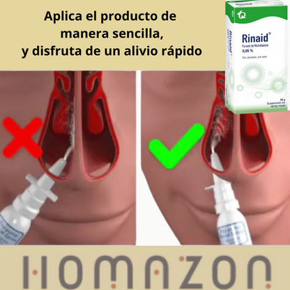 Respira mejor en segundos con Rinaid®: El spray nasal que alivia rápidamente la congestión