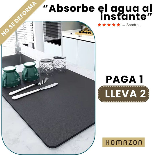 Tapete Súper Absorbente Antideslizante®️PAGA 1 LLEVA 2: Mantén tu Hogar Seco y Seguro