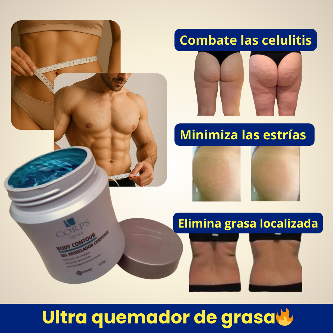 💧GEL CORPS HND: Moldeador corporal, vive tu rutina con mas confianza✨