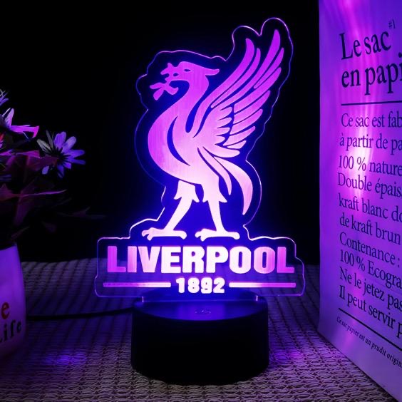 Lámpara LED 3D incluye 7 colores– Ilumina tu pasión con estilo ⚽️