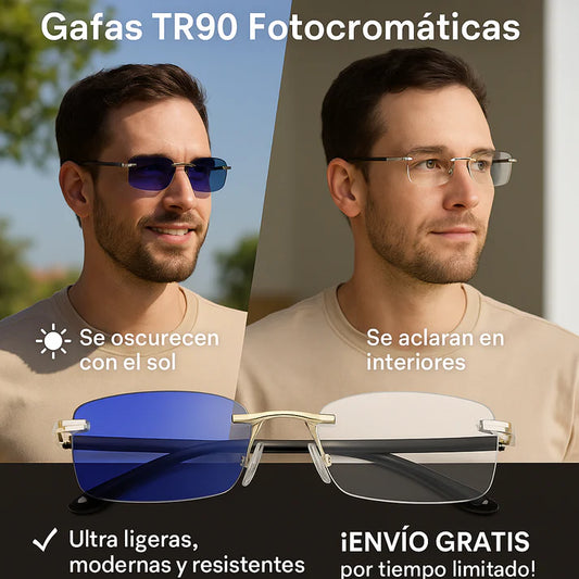 Gafas Optilux TR90 FOTOCROMÁTICAS CON ESTUCHE Y PAÑO DE LIMPIEZA!  – Estilo, Confort y Tecnología en Cada Detalle