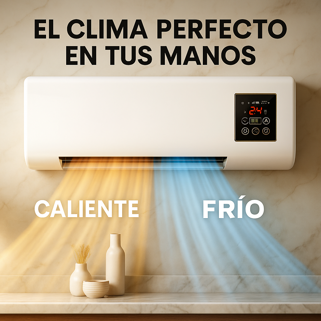 Aire Acondicionado Portátil 2 en 1– Frescura Instantánea Donde la Necesites