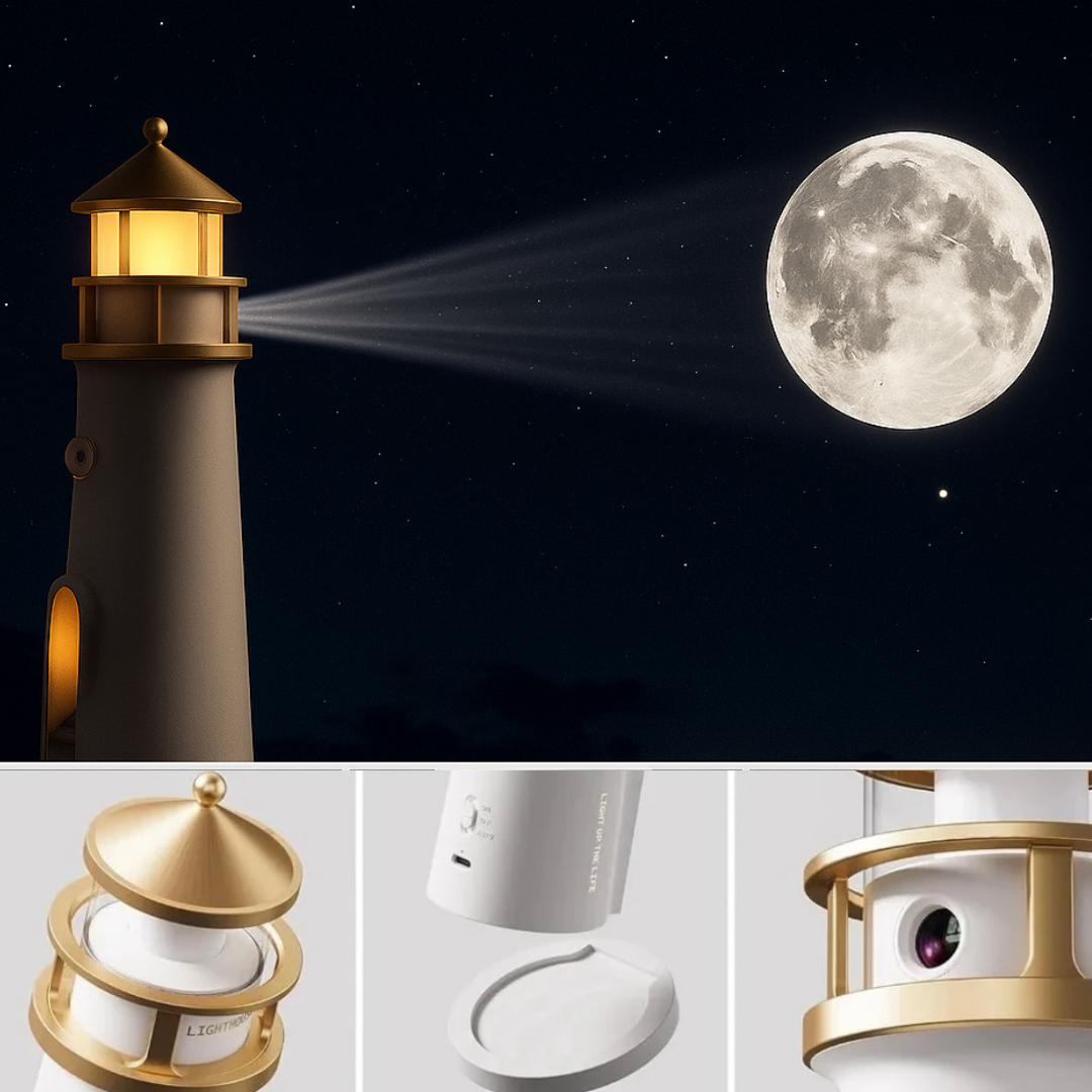 💡Lampara Faro - 🌖 Iluminación que transforma cada rincón en un recuerdo inolvidable✨