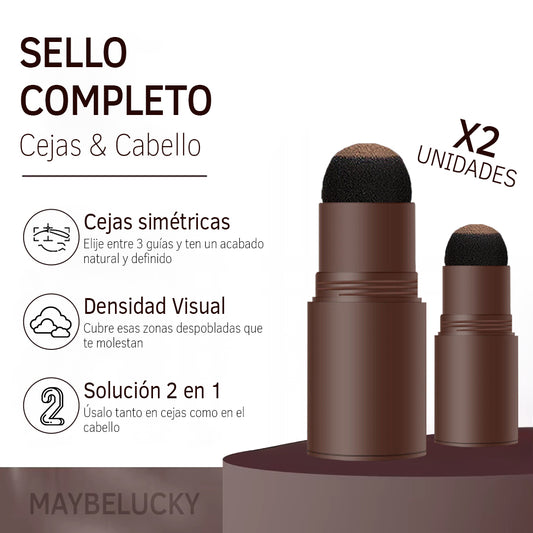 Sello Maybelucky con 3 Plantillas – Cejas Perfectas en Segundos paga 1 y lleva 2