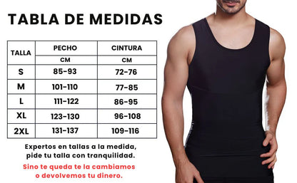 MAXFIT Camisilla de Compresión – Define tu cuerpo y corrige la postura ¡sin esfuerzo!