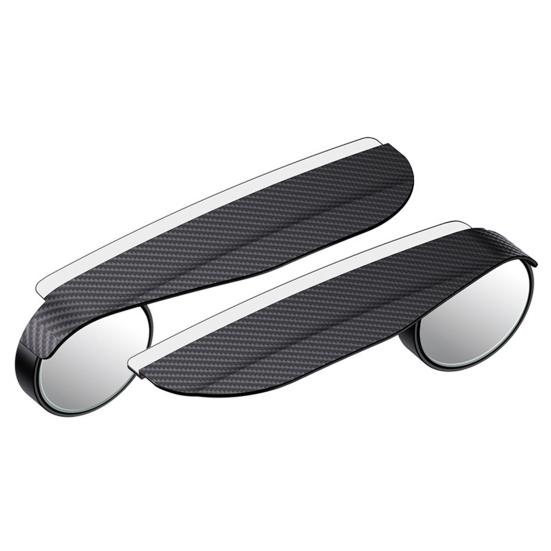 🚘Espejos 2 piezas Antipunto Ciego + Visera Antilluvia – Maneja más seguro en cualquier clima🌟