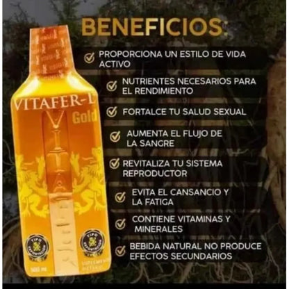 🔥 Vitafer 500ML®️ pague 1 LLEVE 2: Energía Imparable, Resultados Reales,🔥Envio GRATIS!