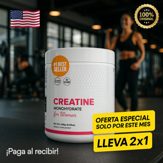 Creatina Monohidratada Pro old school para Mujeres Original – Fuerza, recuperación y vitalidad en cada scoop