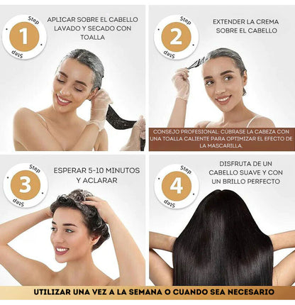 Mascarilla Capilar Karseell con Colágeno y Maca – Hidratación y Reparación Profunda