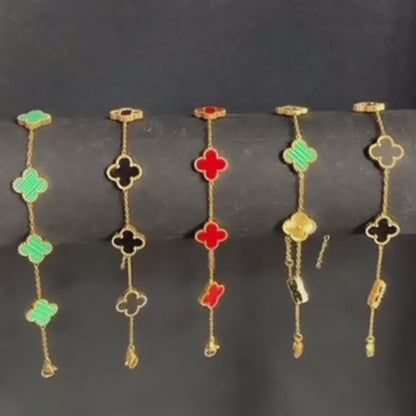💎Pulsera Van Cleef exclusiva en baño de oro 18K 🌟OFERTAS IMPERDIBLES 2025!🔥
